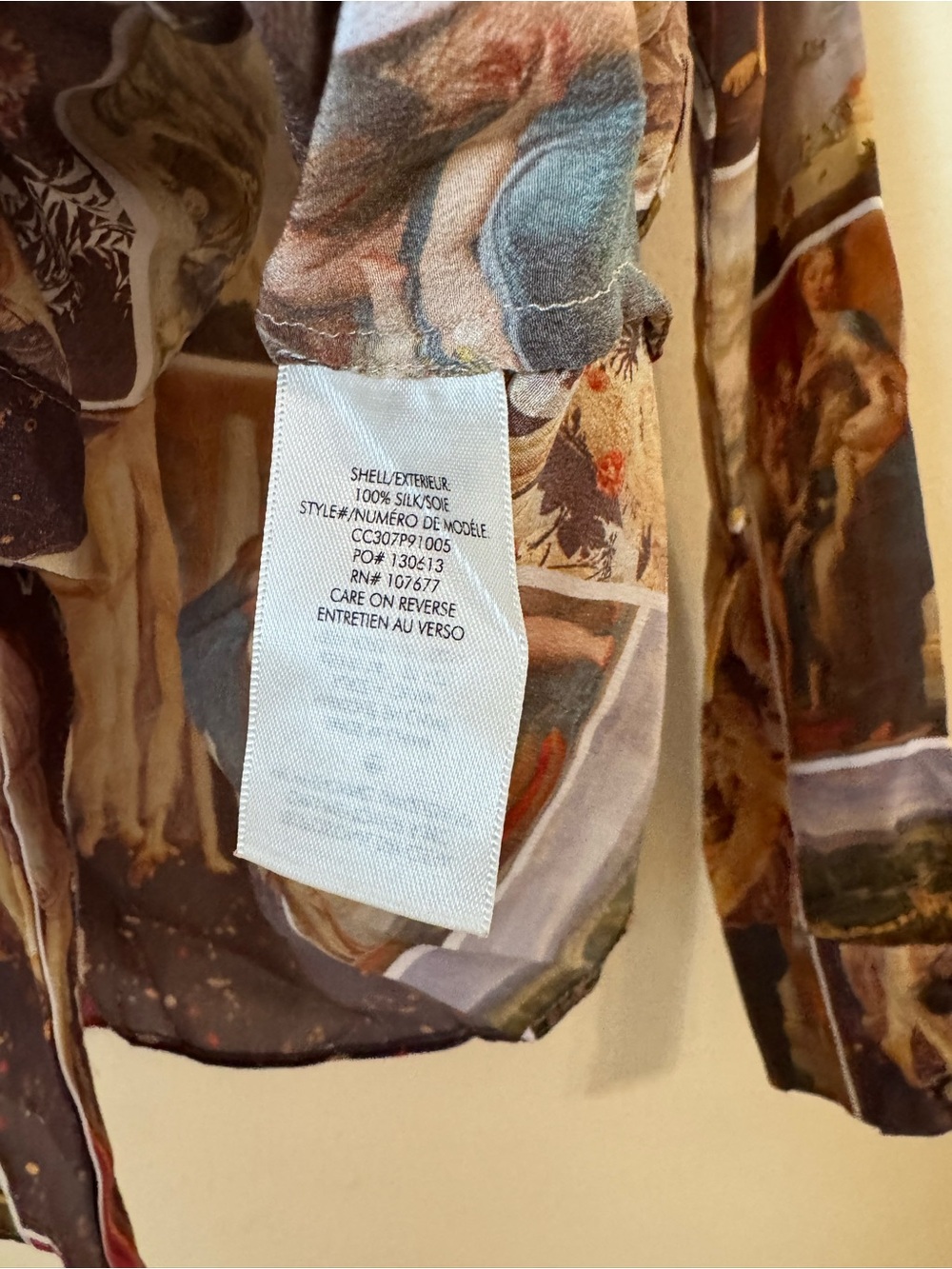 Alice + Olivia Willa Silk Blouse Shirt Sunday Dreaming Xs View 3